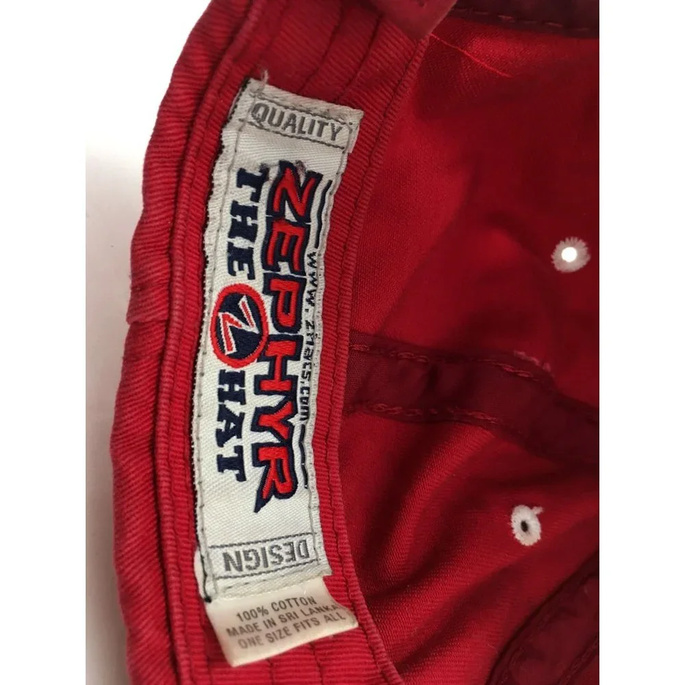 Zephyr Detroit Red Wings NHL Hockey Casual Athleisure Outdoor Adjustable Hat