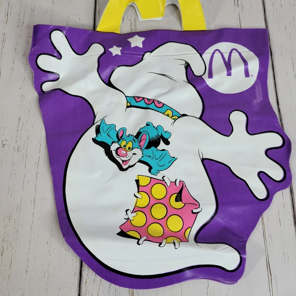 McDonald's Vintage Trick or Treat McGhost Candy Bag Kids 1990