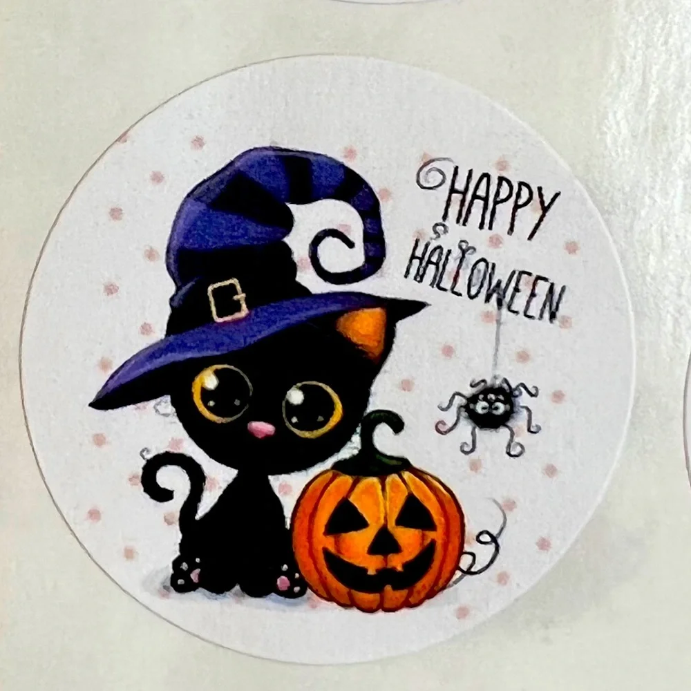 HAPPY HALLOWEEN STICKERS 90 CNT NWT BOUTIQUE