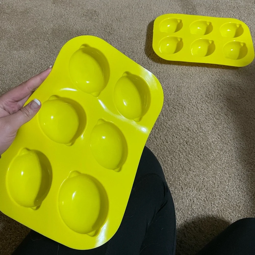 2 pack Silicone Lemon Molds