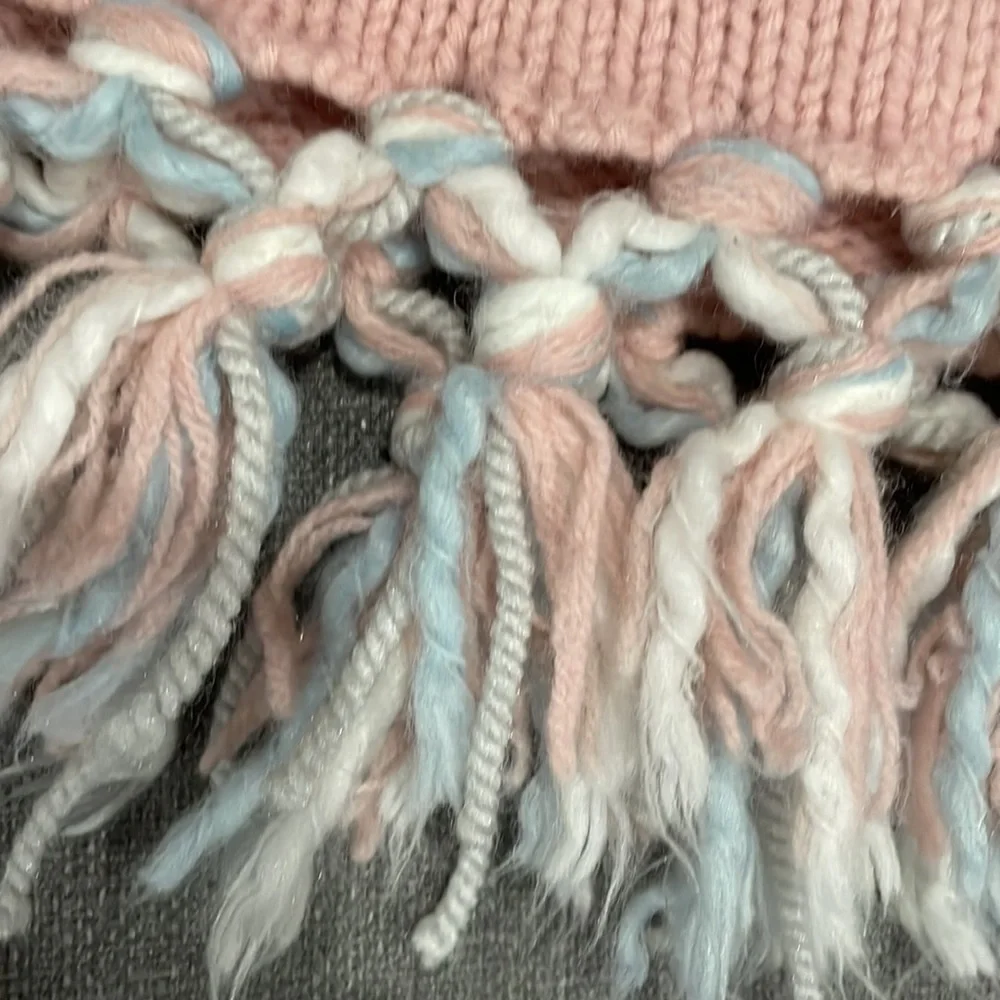 Organically Grown Kids Pink Poncho
