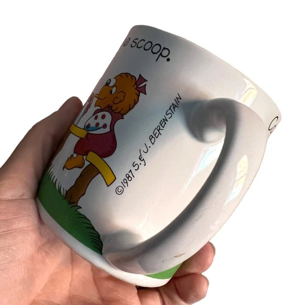 Vintage 1987 Berenstain Bears Coffee Mug Cup Cold Milk Hot Soup Princess House