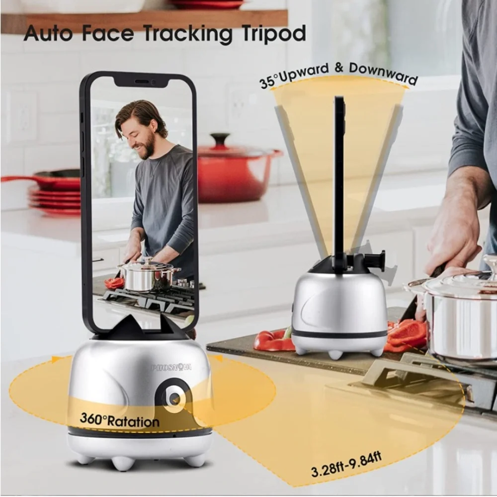 PHOSNOVA 2022 New Upgrade Auto Face Tracking Phone Holder