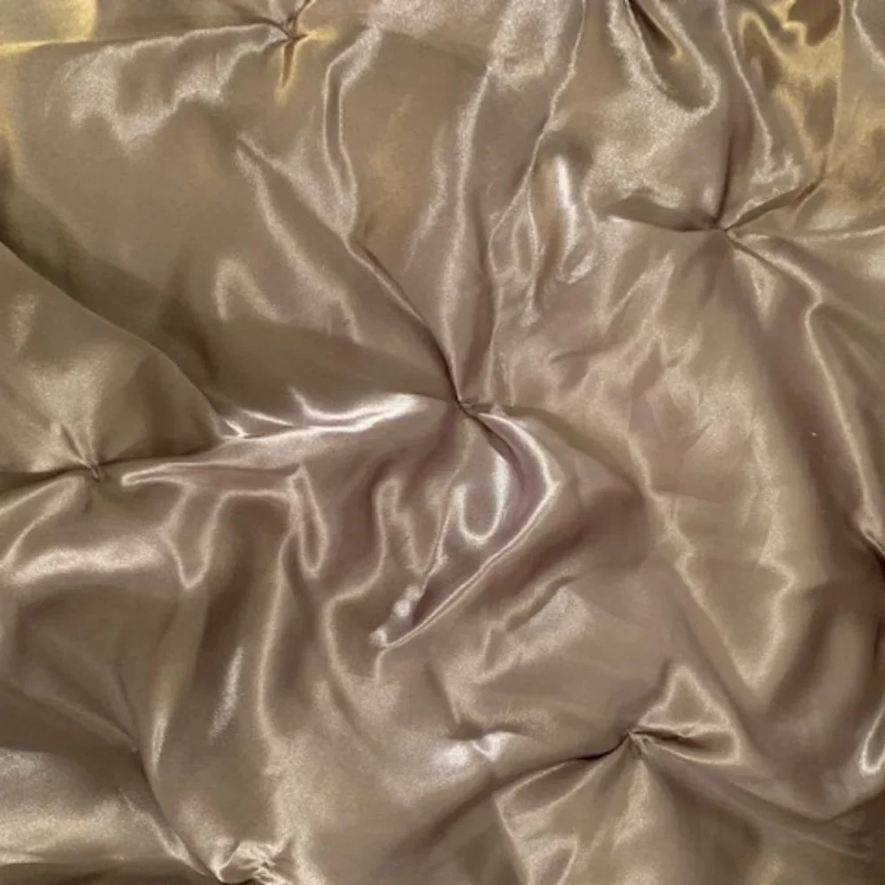 West Elm sham satin grey