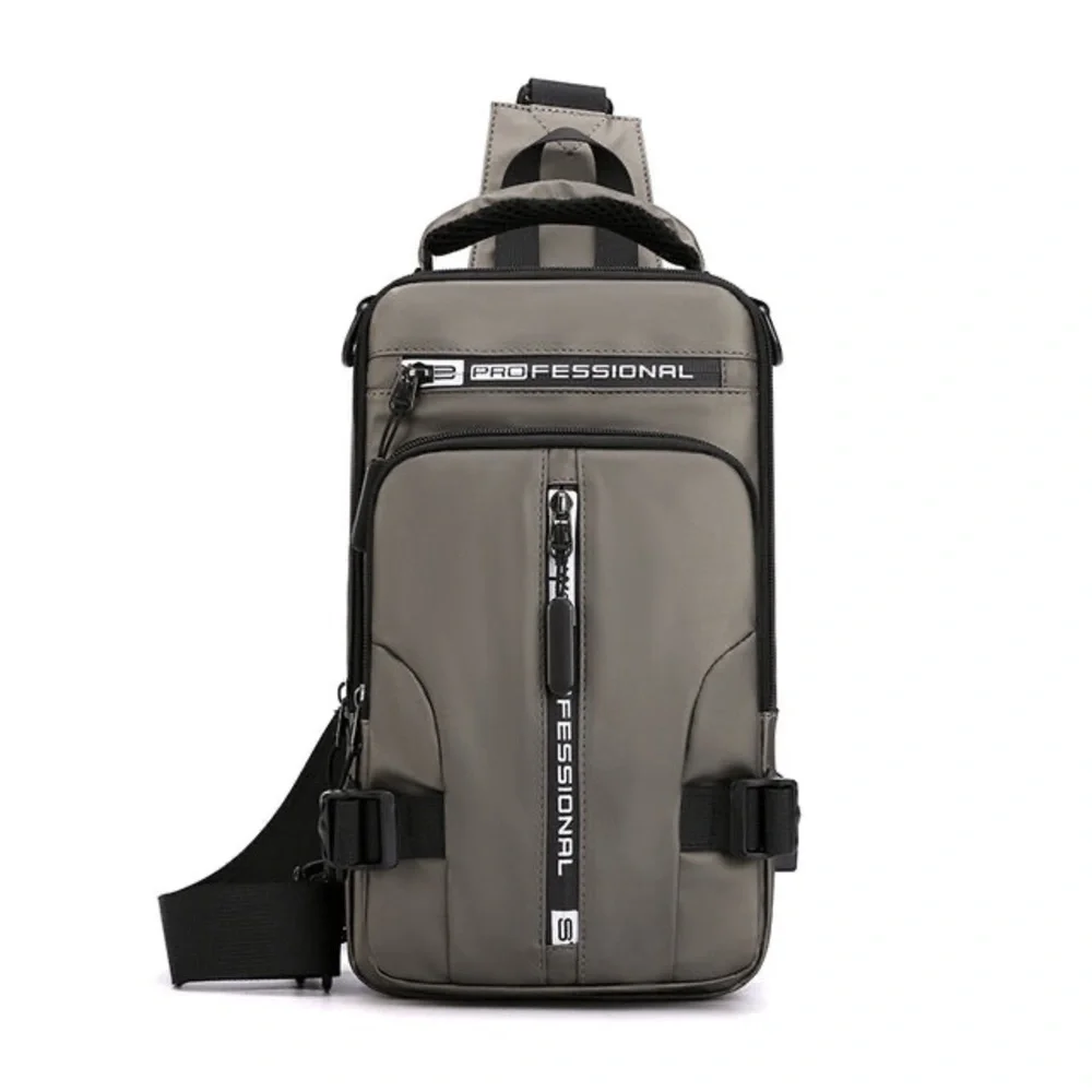 3 style men’s USB charging sidebag