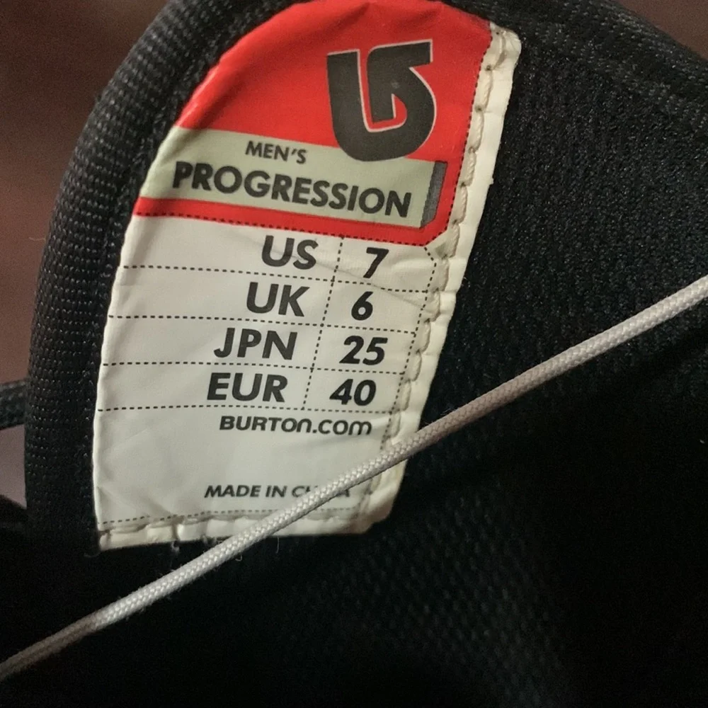 Burton men’s ‘progression’