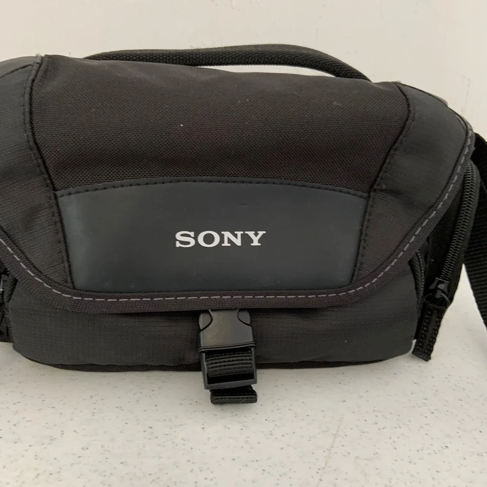Sony Soft Case Small Camera Travel Carrying Bag in Black