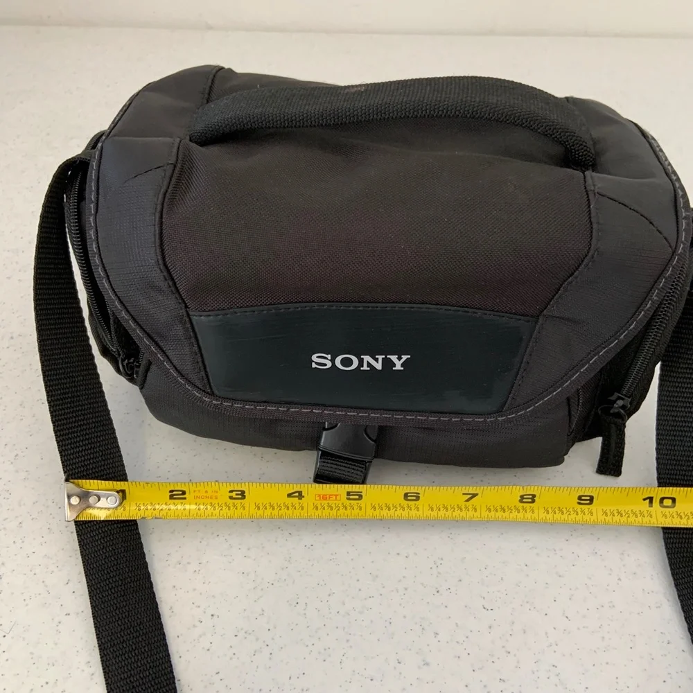 Sony Soft Case Small Camera Travel Carrying Bag in Black