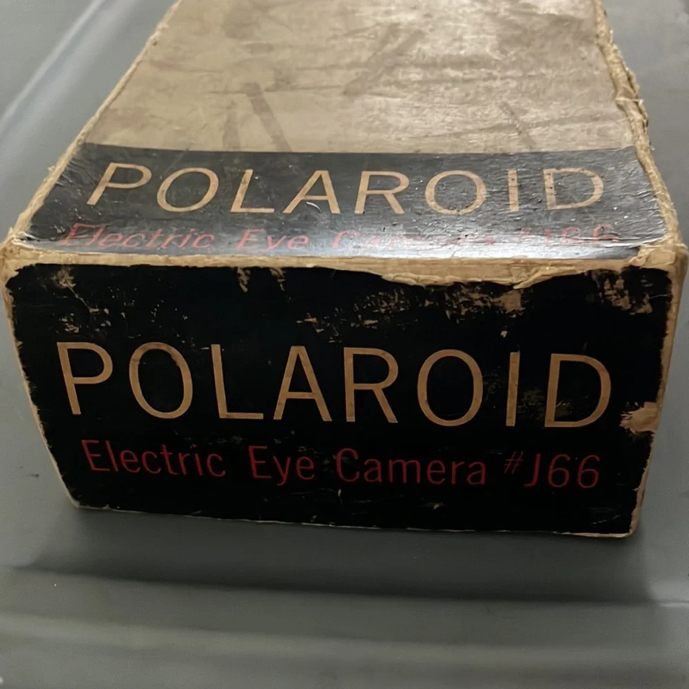 Vintage Polaroid Electric Eye Camera J66 in original box