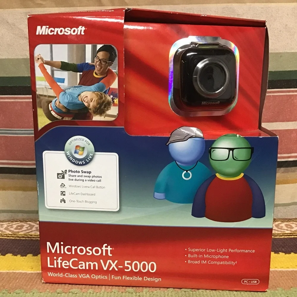 Microsoft life cam vx 5000 new