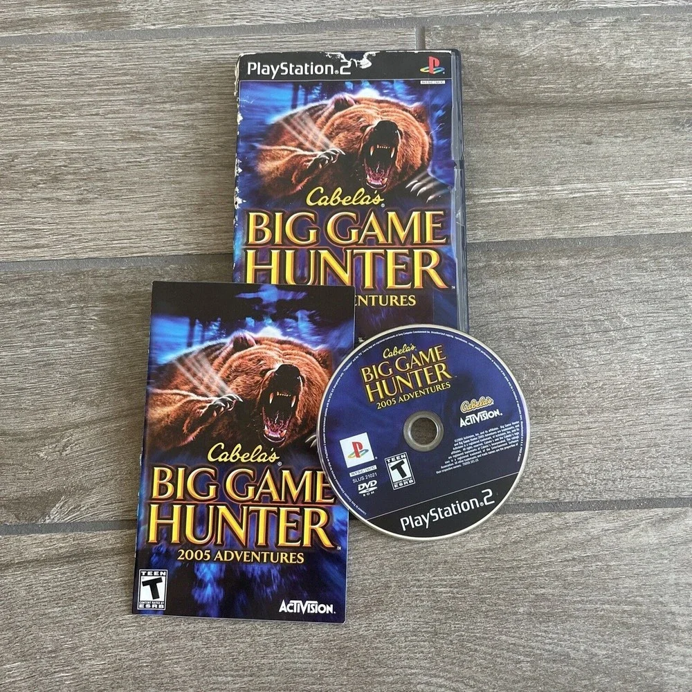 PS2 Cabela's Big Game Hunter 2005 (Sony Playstation 2) Complete