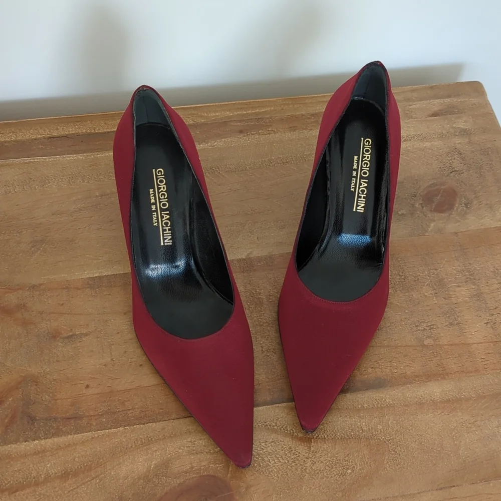 Giorgio IACHINI red satin