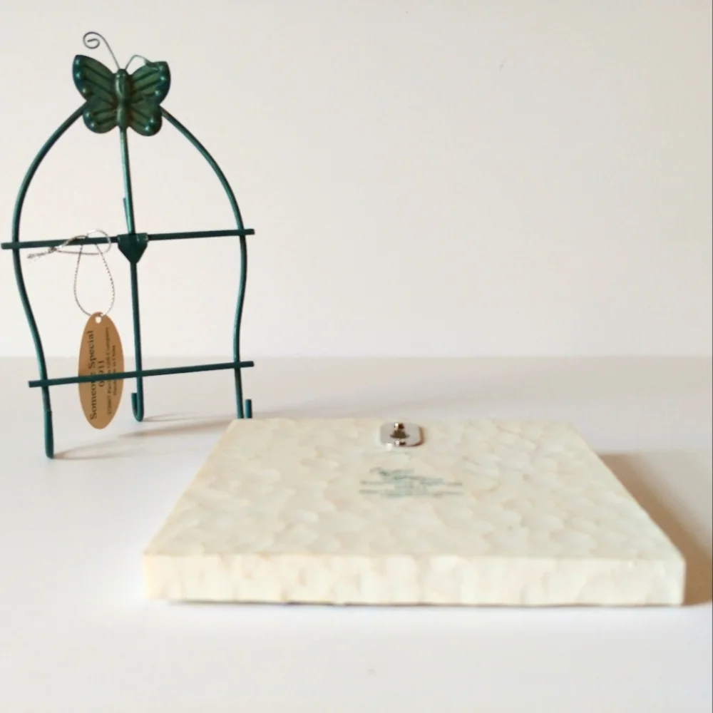 Comfort Bloom ceramic plaque