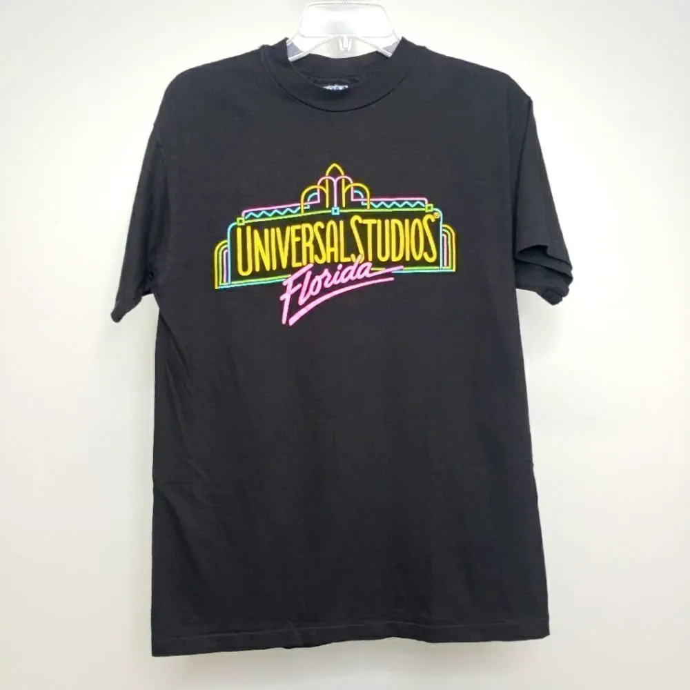 Hanes Beefy T Singke Stitch Universal Studios Short Sleeve T-shirt Size Medium