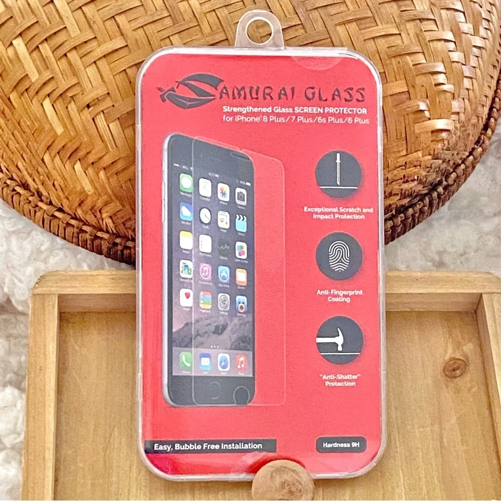 Samurai Glass 9H Screen Protector iPhone Strengthened Glass Ion Anti-Shatter NEW