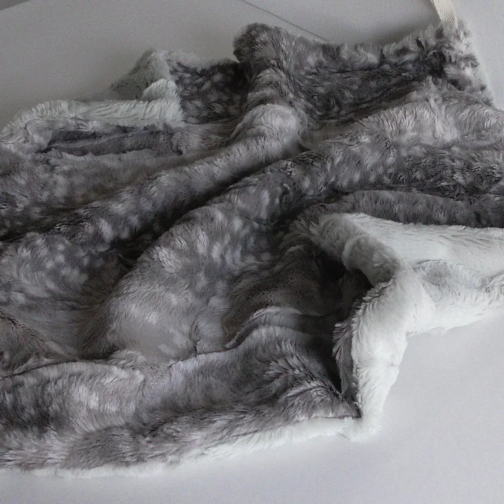 Gray Fawn Pet Comforting Calming Blanket