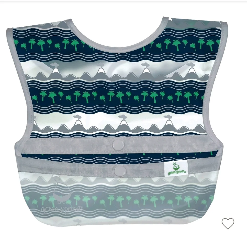 Green Sprout bibs snap 3pk