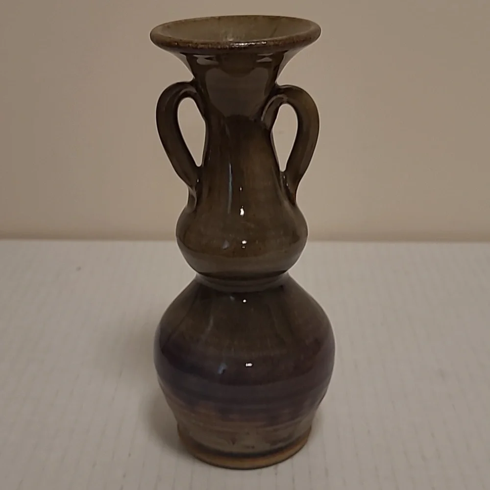 Artist Signed Nicholas Pottery Water Vessel/Vase
