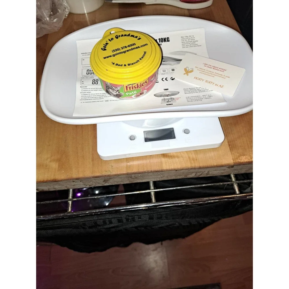 Digital Baby, pet food Scales with LCD Display-small 22 lbs max