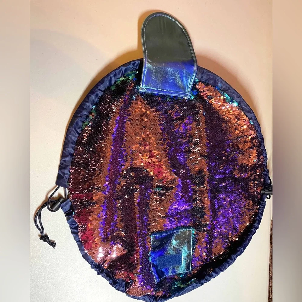 NEW Mermaid Sequin Drawstring Makeup Toiletry Bag
