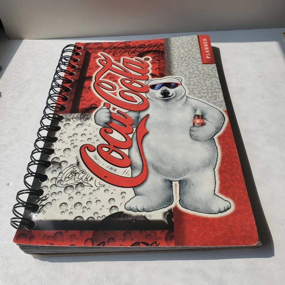 Vintage Coca Cola 1997 - 2000 Collectible Notebooks and Planner