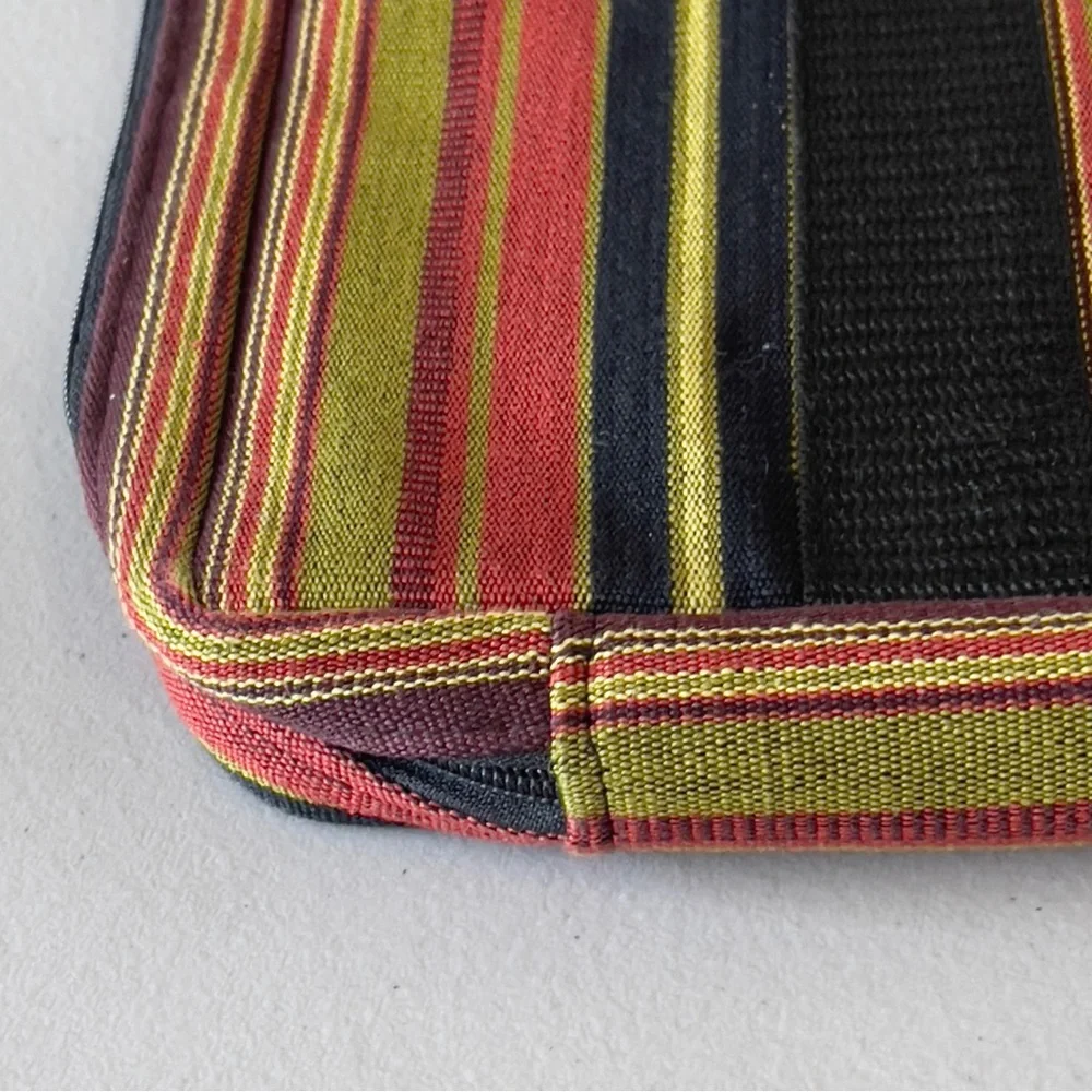 Handmade Stripe Southwestern Briefcase Laptop Bag Made in Guatemala NWT