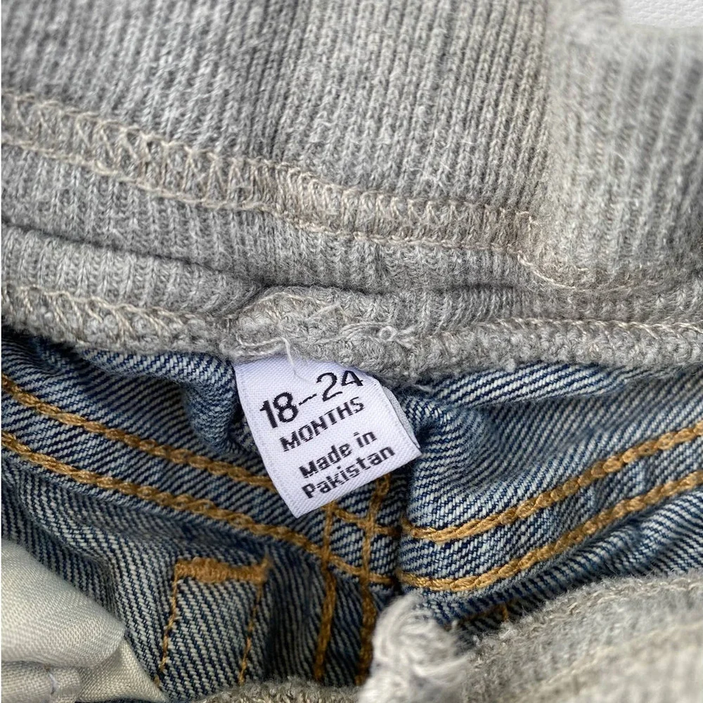 Gap BabyGap Toddler Boys Pull-Up Cotton Straight Leg Jeans (Size 18-24M)