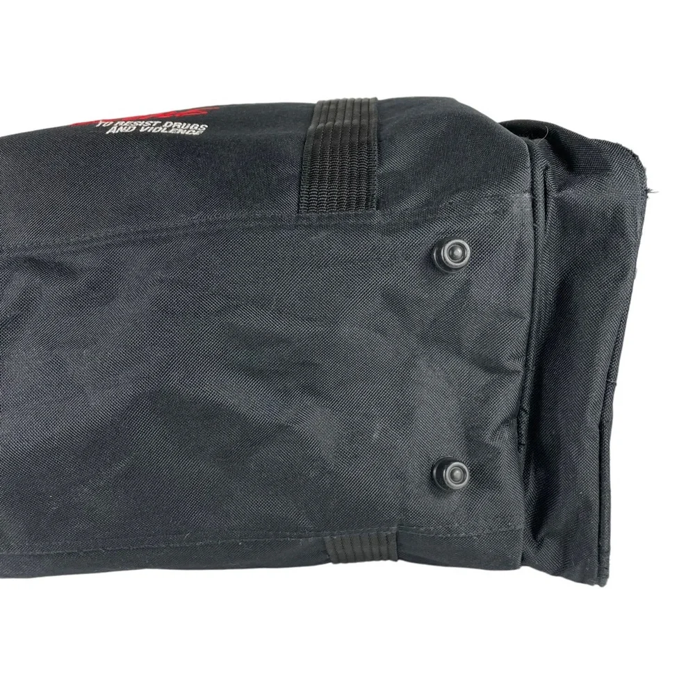 Vintage DARE Duffle Bag Large Sized Shoulder Strap Embroidered Logo Zipper Close