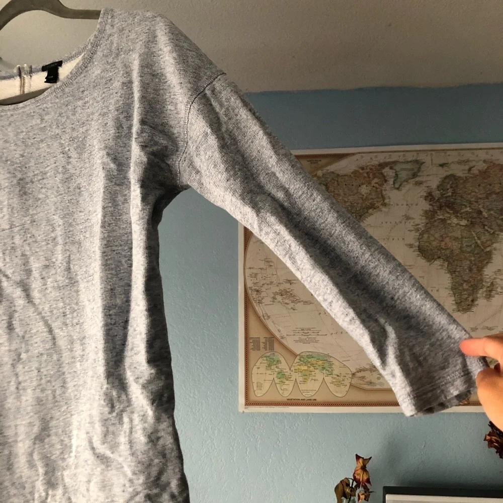 J. Crew Back Zip Sweater