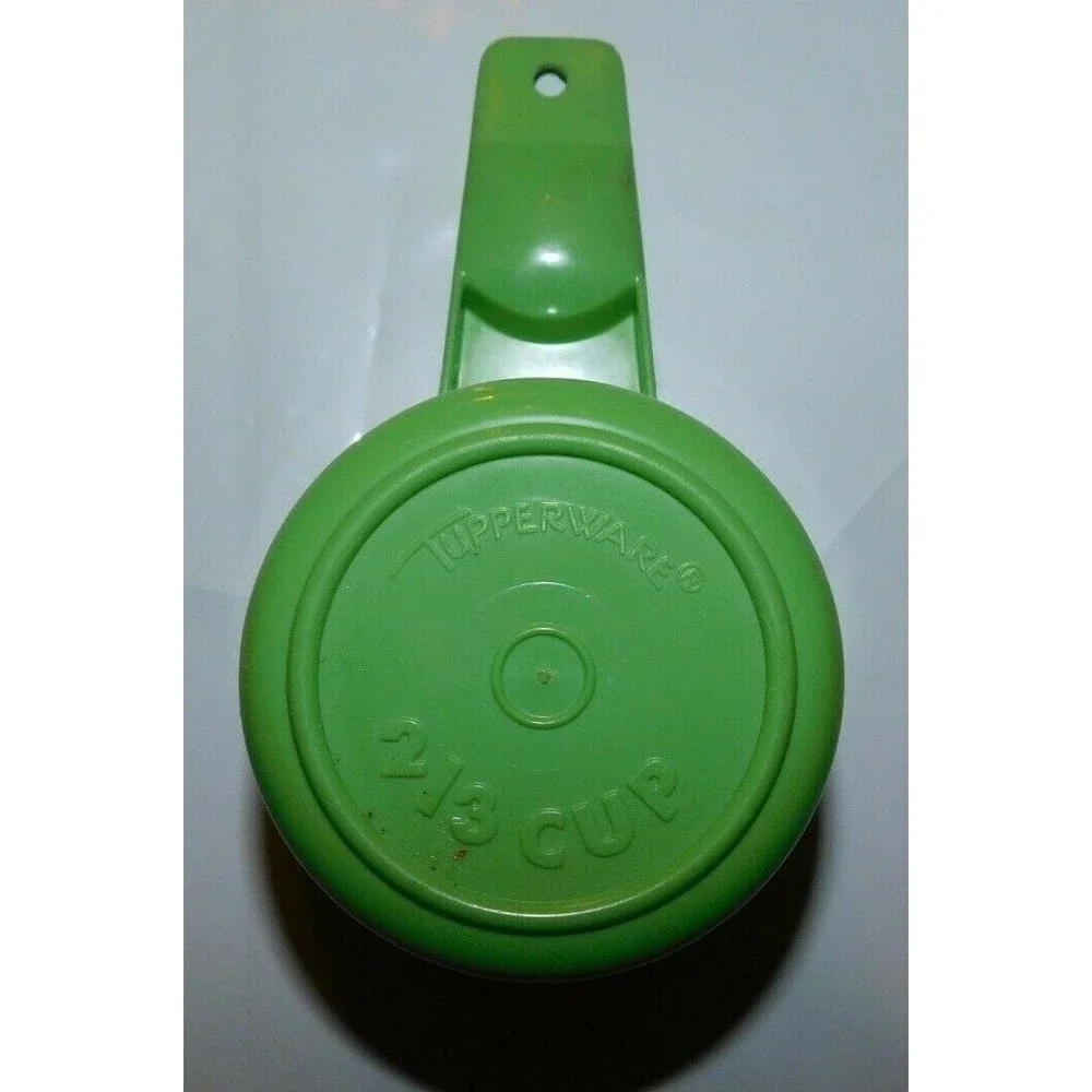 Tupperware Replacement 2/3 Cup Measuring Cup Sheer Lime Green Vintage