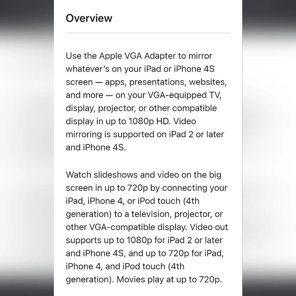 Apple 30 pin