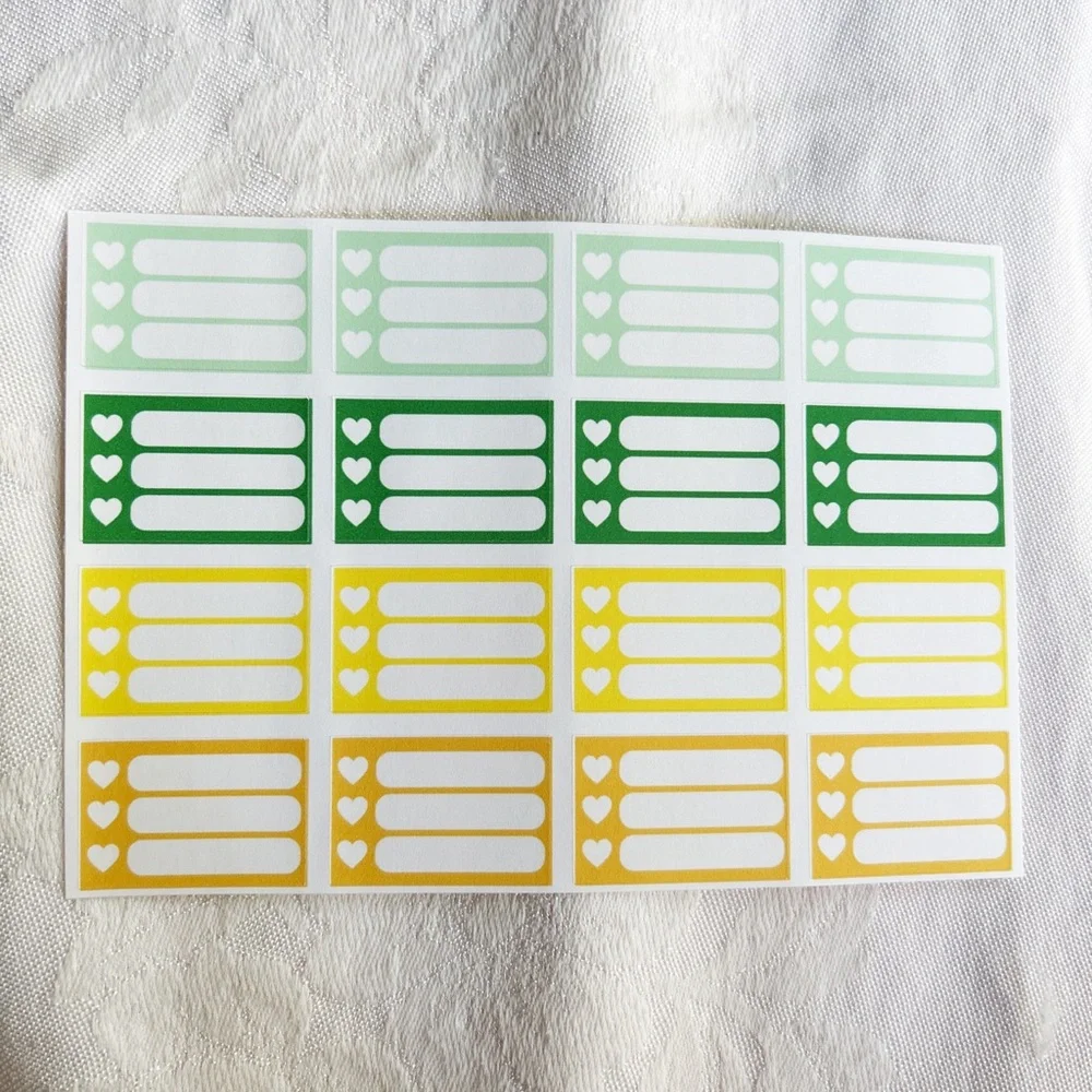homemade planner sticker