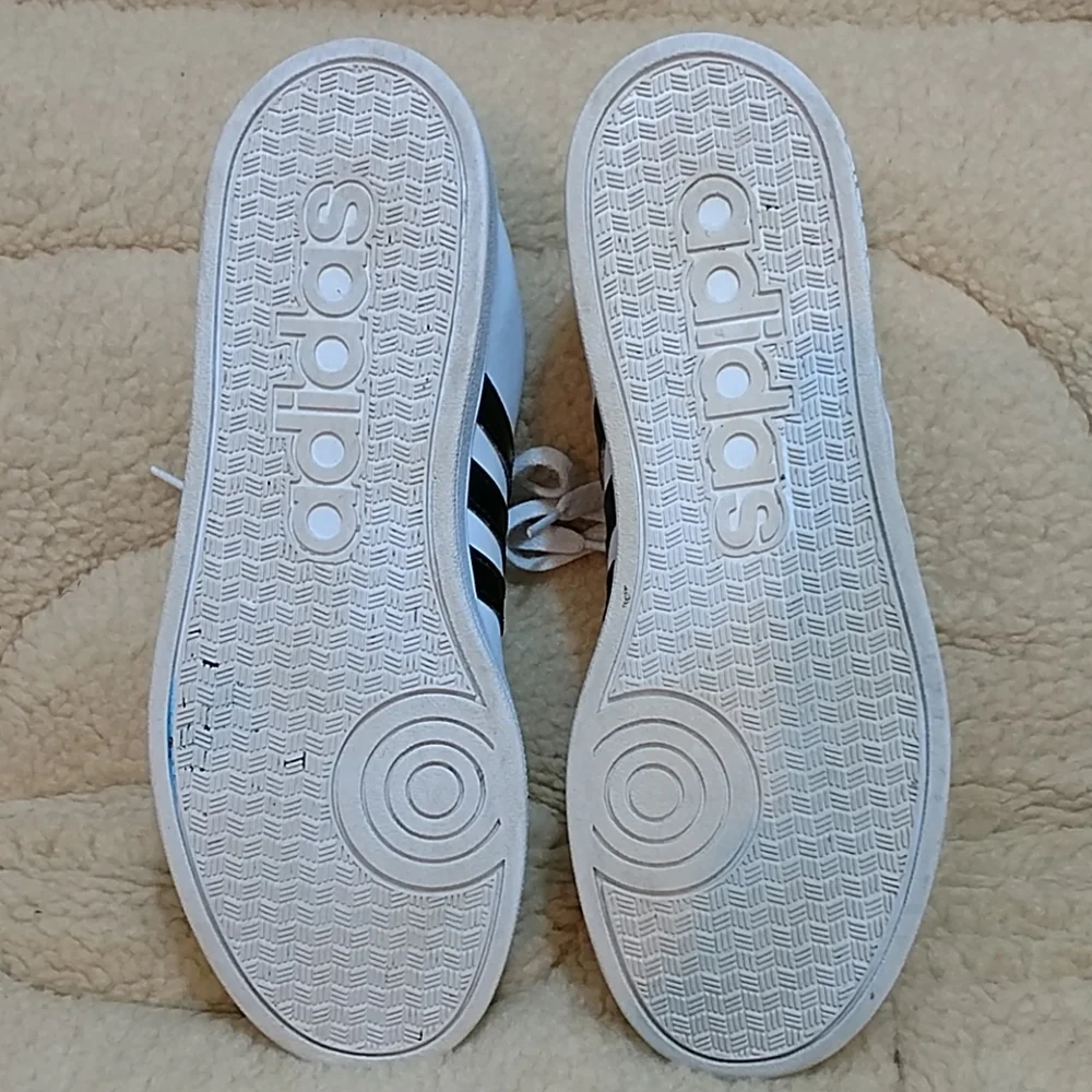 adidas white black