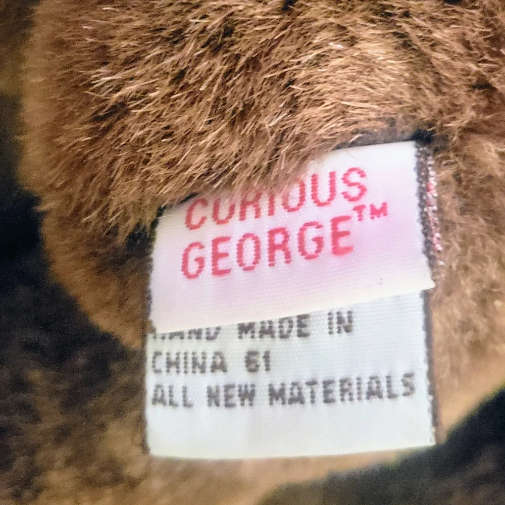 Curious George Bend and Pose by Gund Vintage y2k