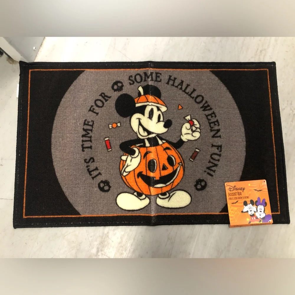 Mickey Mouse Halloween Accent Rug