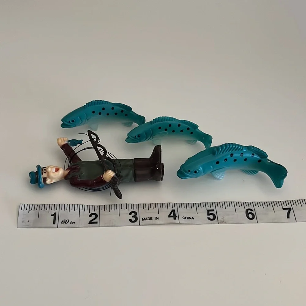 Fisherman cake topper 1995