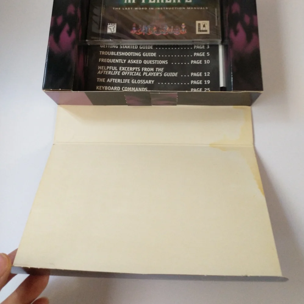 (Game Sealed!) Afterlife Big Box PC Game, CIB