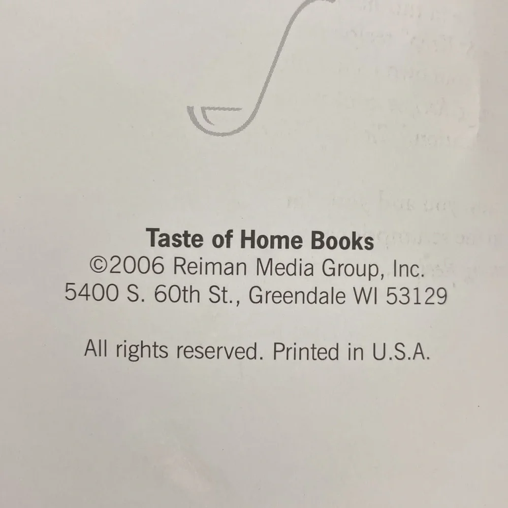 Group of 3 Cookbooks! Taste Of Home & Betty Crocker!