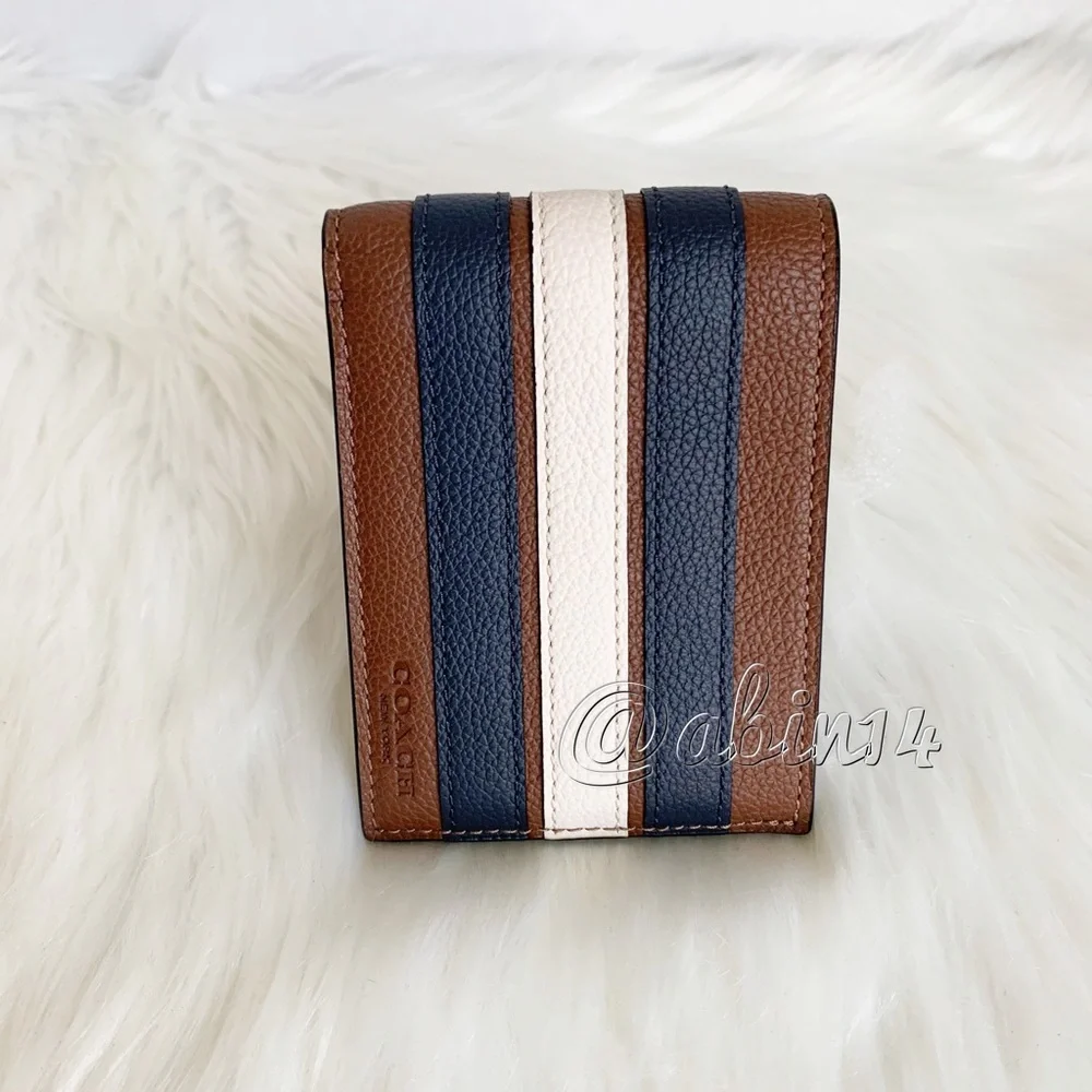 NWT Coach Slim Billfold Leather Wallet