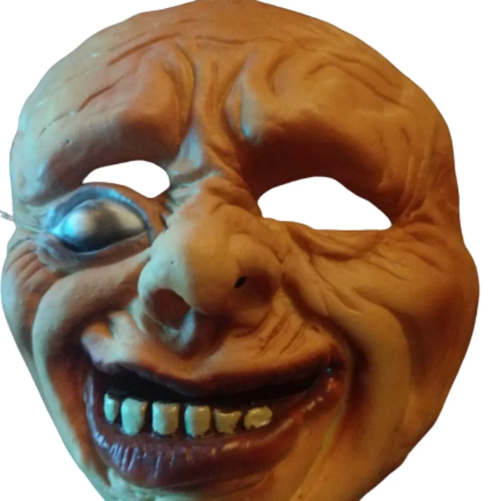 Halloween Scarry Phyco Dead Face Cosplay One Eyed Rubber GaveGrave Face Zombie