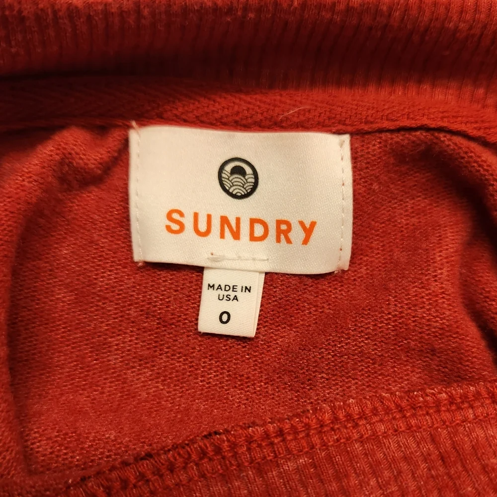 Sundry cropped oversized