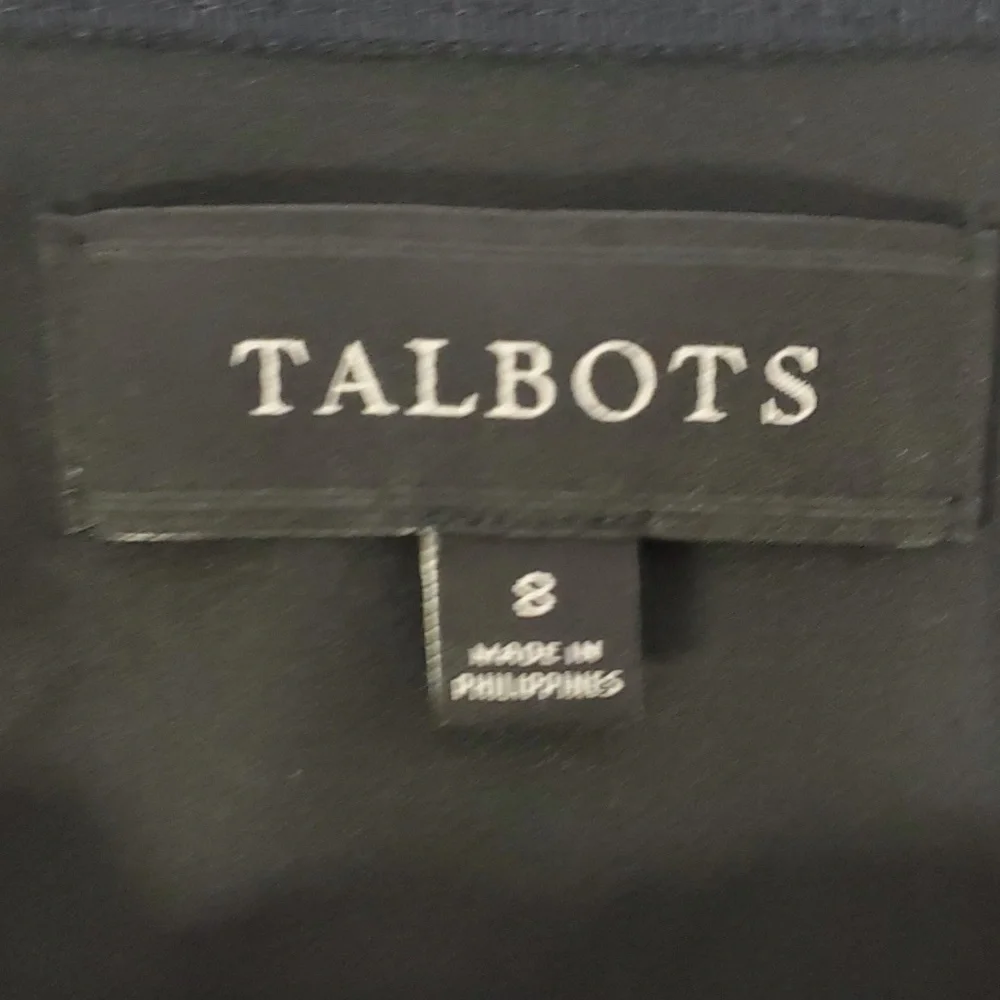 Talbots black white