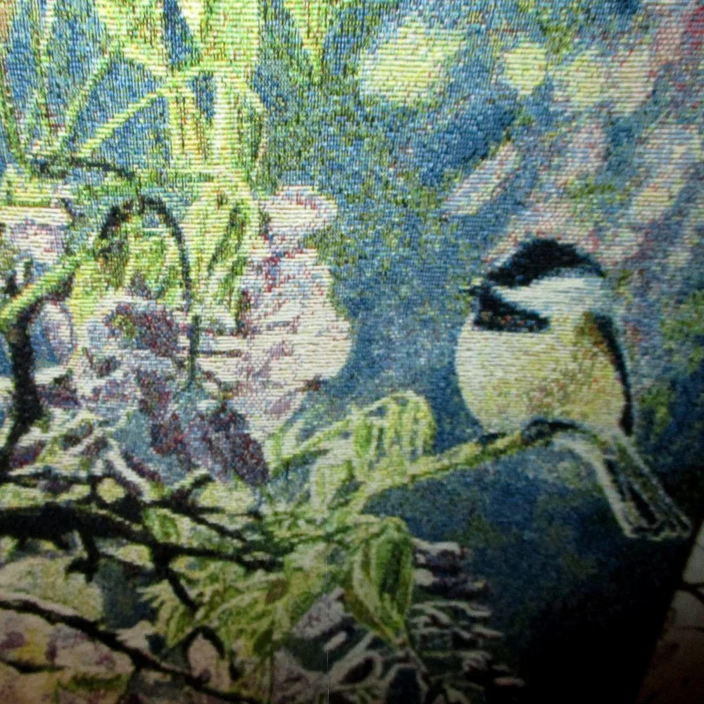 Terry Isaac chickadee wisteria