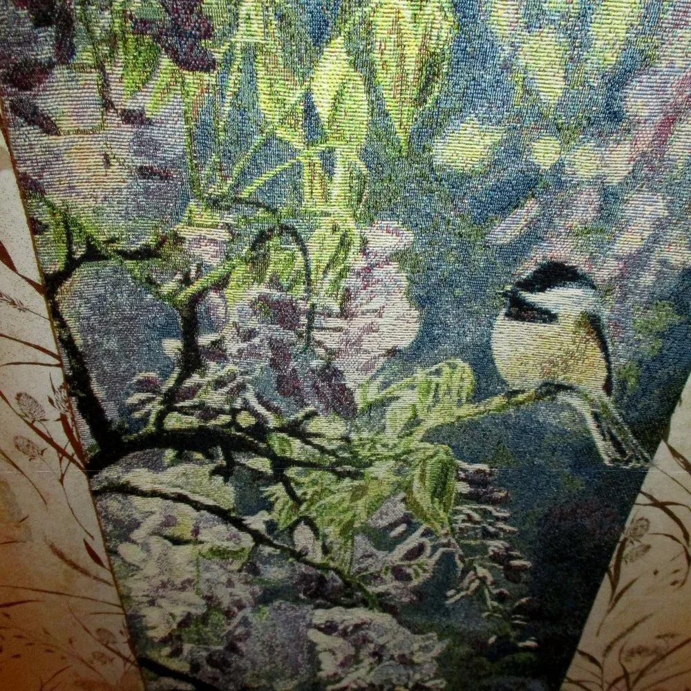 Terry Isaac chickadee wisteria