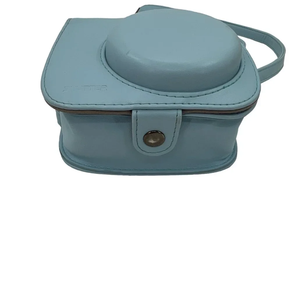 Shutter Light Blue Instax Polaroid Camera Crossbody Shoulder Bag