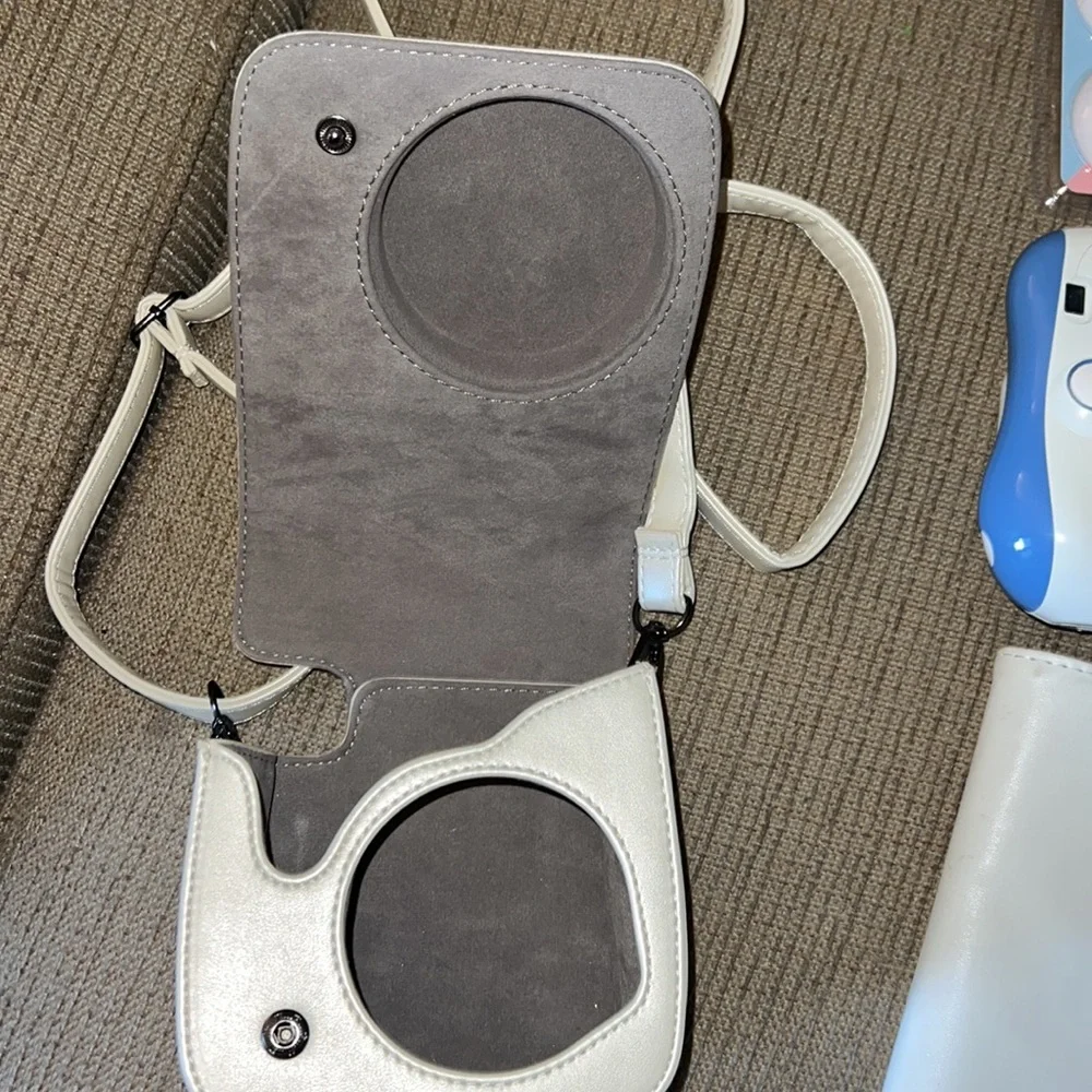 Fuji Film Instax camera with accessories
