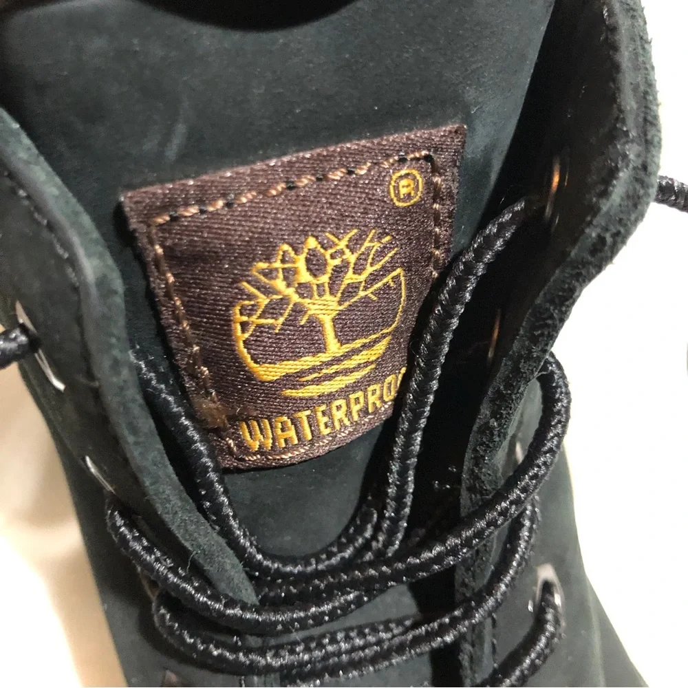 Timberland Black Youth Boots Hiking Waterproof