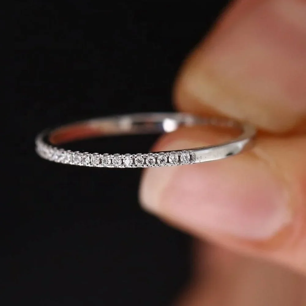 💞 Macro Pave Beautiful Thin Rings for Women, PD659