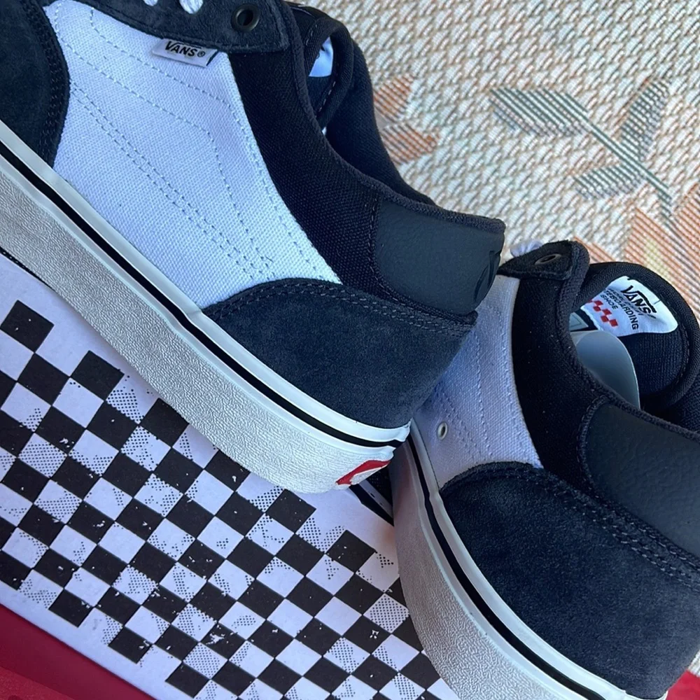 Vans white authentic