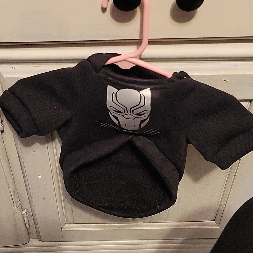 A handmade cat or dog black hoodie